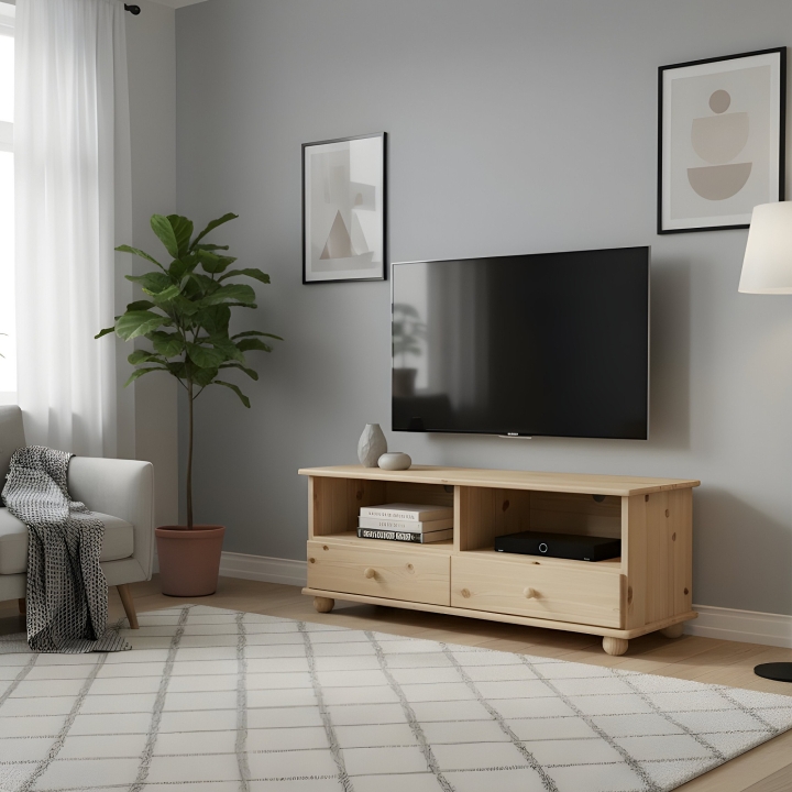 Szafka RTV sosnowa Klasyk RV-86 lakier