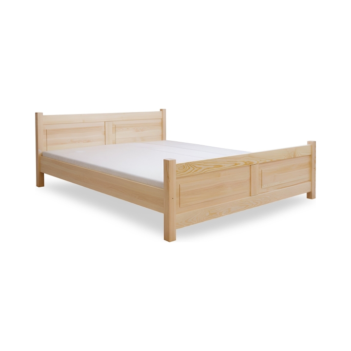 Łóżko sosnowe Klasyk LK-92 lakier 160x200