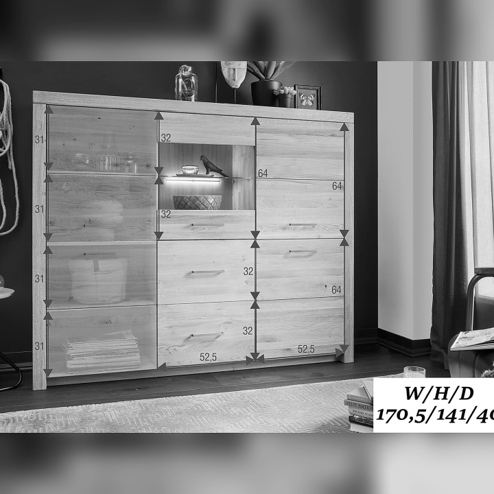 Kredens dębowy III Robusto