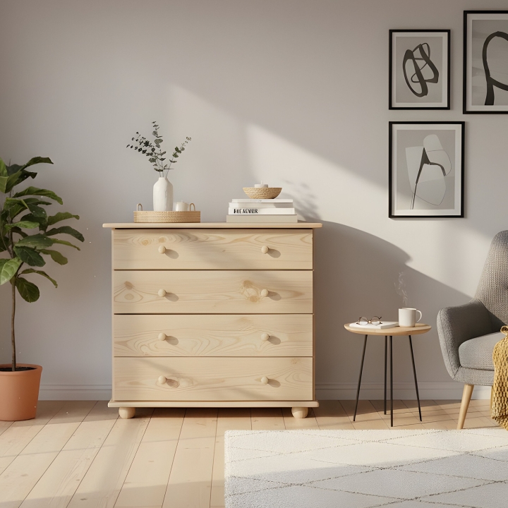 Komoda sosnowa Klasyk KD-57 lakier