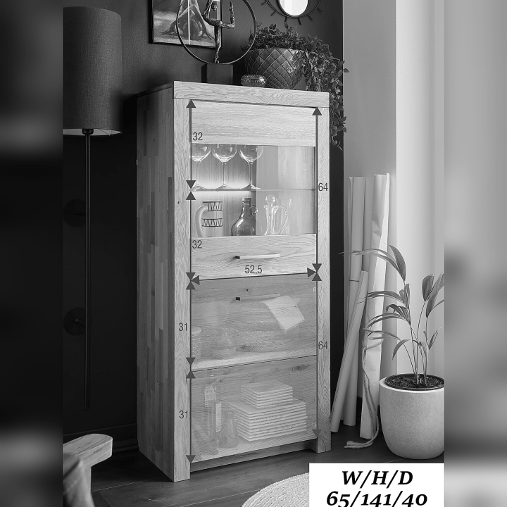 Kredens IV Robusto dębowy