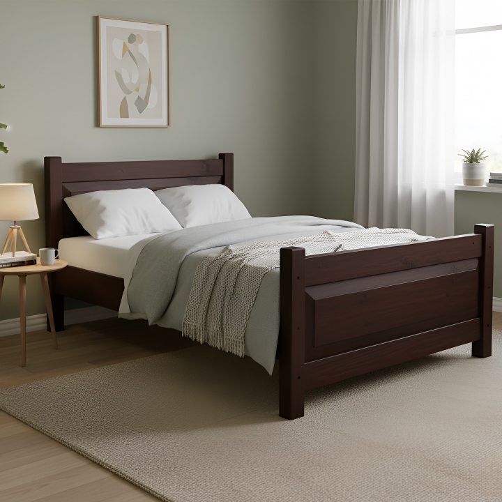 Łóżko sosnowe Klasyk LK-91 90x200 bejca