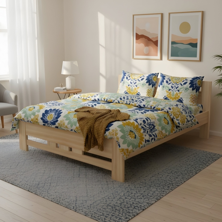 Łóżko Bukowe Mona LK-76 160x200 lakier