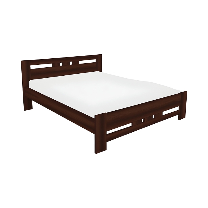 Łóżko bukowe Mona LK-76 120x200 bejca