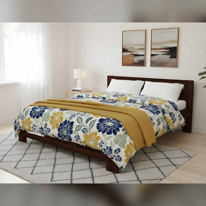 Łóżko bukowe Mona LK-76 160x200 bejca