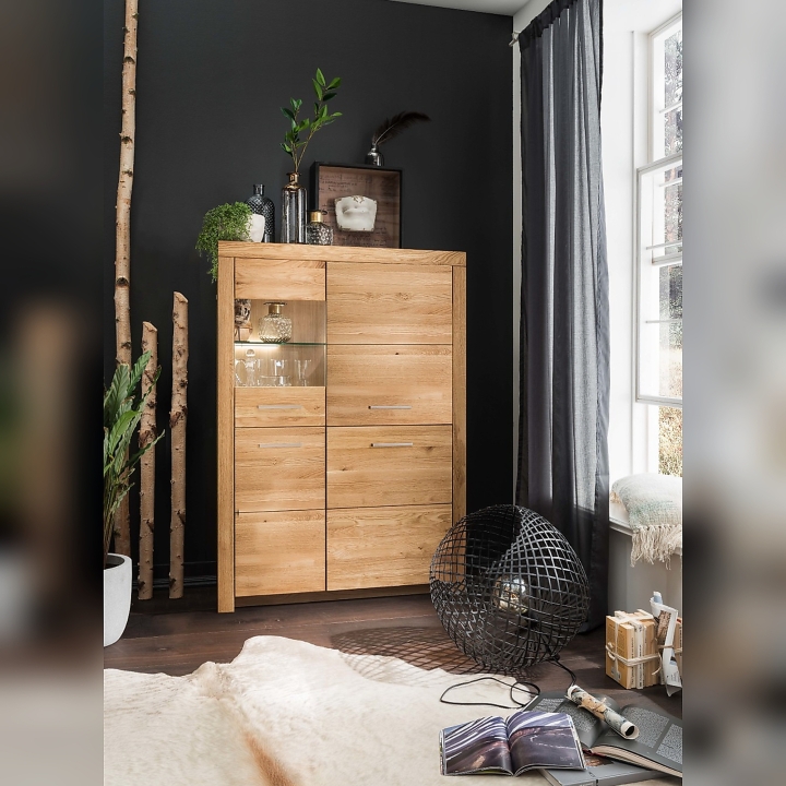 Kredens dębowy II lewy Robusto