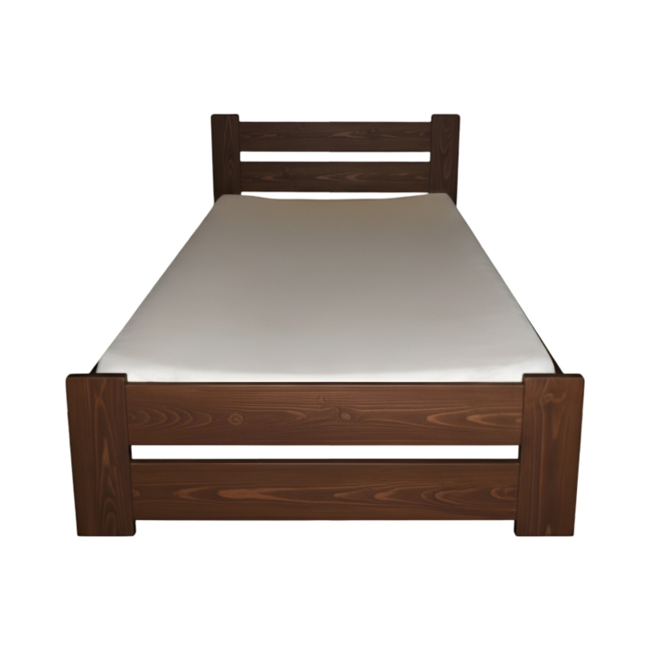 Łóżko sosnowe Klasyk LK-85 bejca 100x200