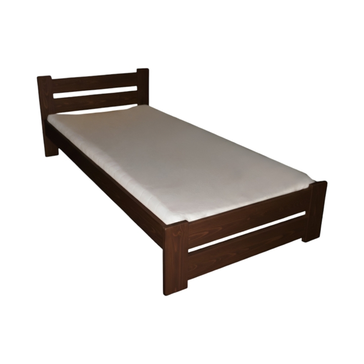 Łóżko sosnowe Klasyk LK-85 bejca 90x200