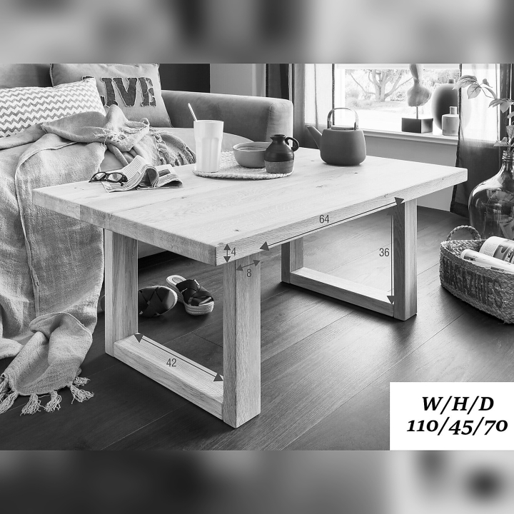 Stolik kawowy dębowy II Robusto