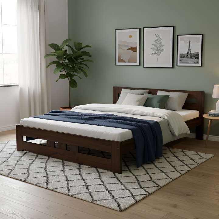 Łóżko sosnowe Klasyk LK-84 120x200 bejca