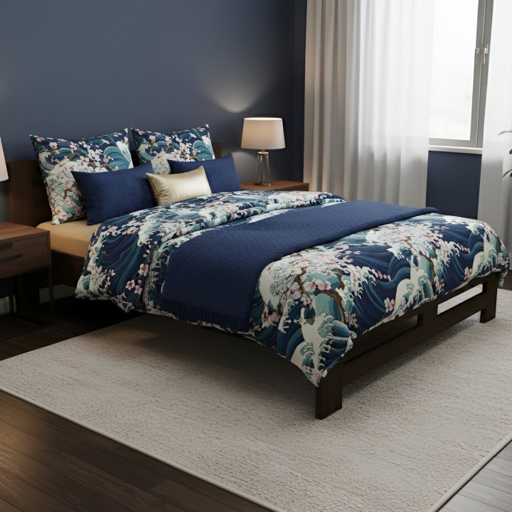 Łóżko  bukowe Mona LK-75 90x200 bejca