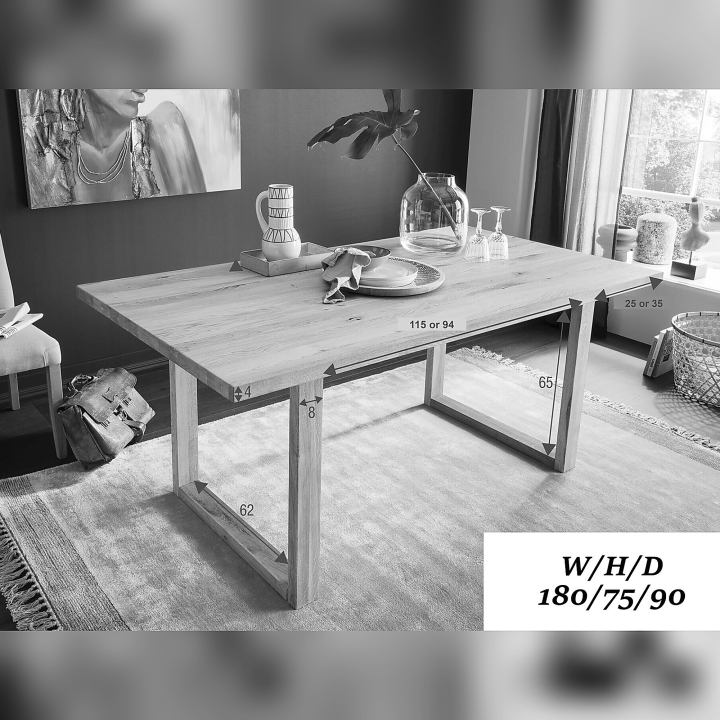 Stół dębowy Robusto 180x90