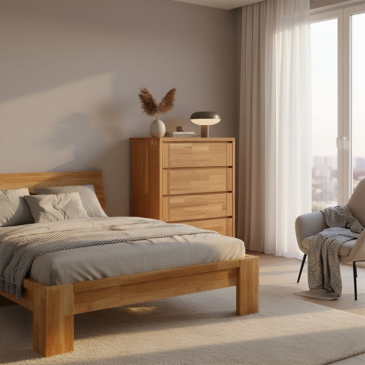 Komoda dębowa Timo 5