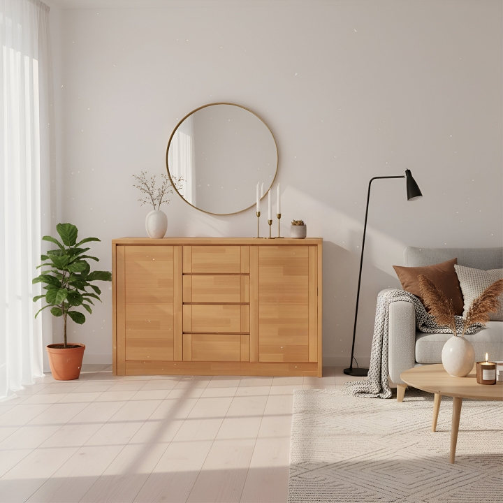 Komoda bukowa Timo 2D4S