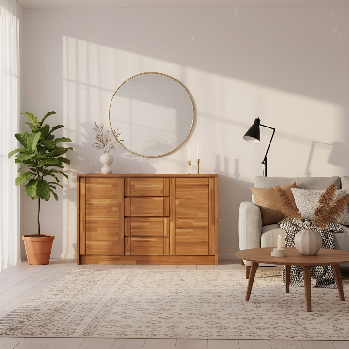 Komoda dębowa Timo 4