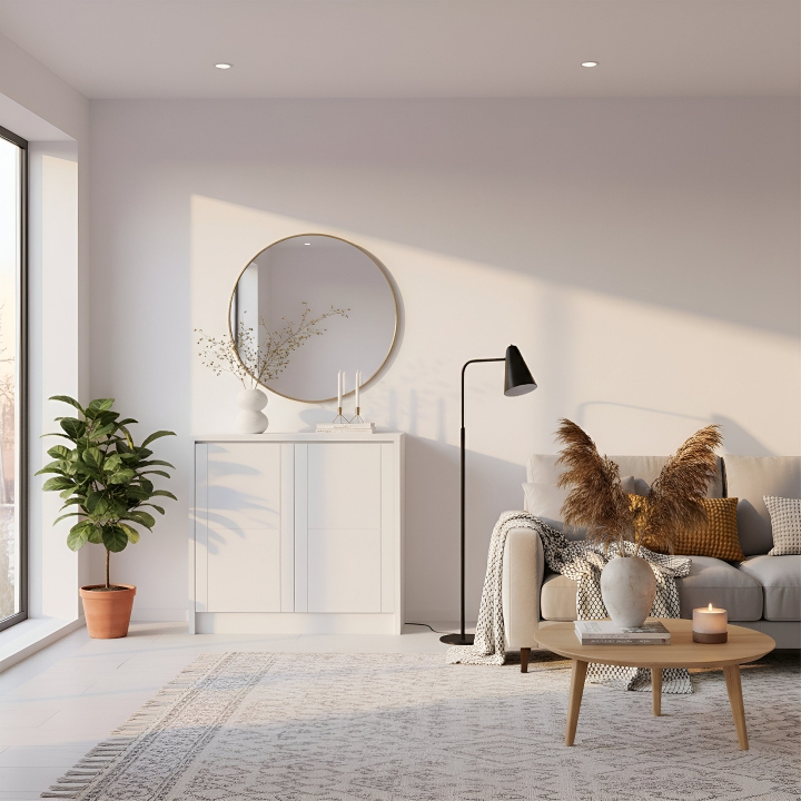 Biała komoda bukowa Timo 2D