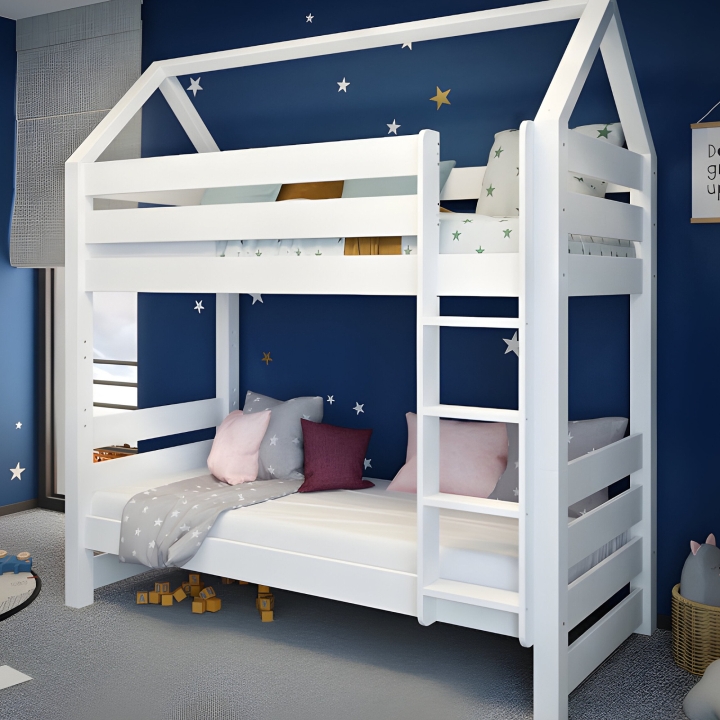 Daszek do łóżka Jan, Pięterko, Antresola biały