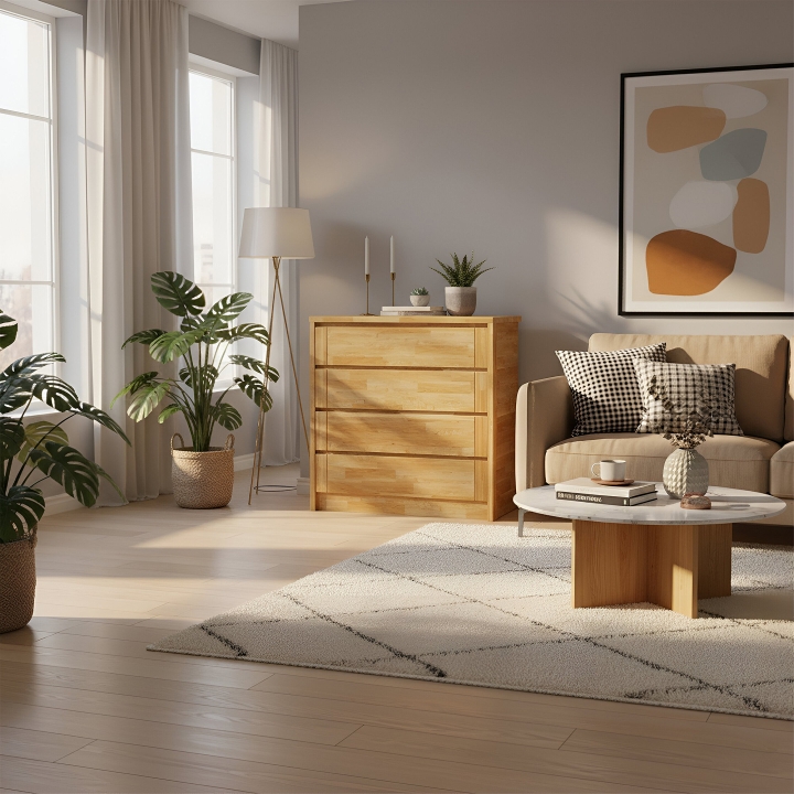 Komoda dębowa Timo 4S