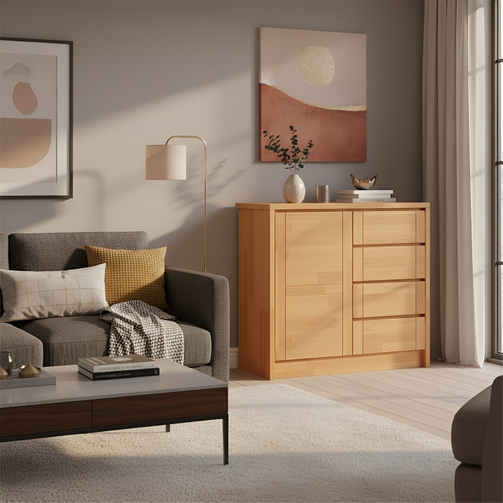 Komoda bukowa Timo 1