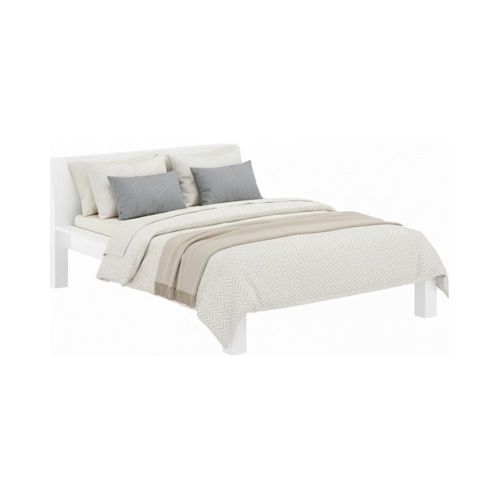 Łóżko bukowe Aruba 180x200 białe
