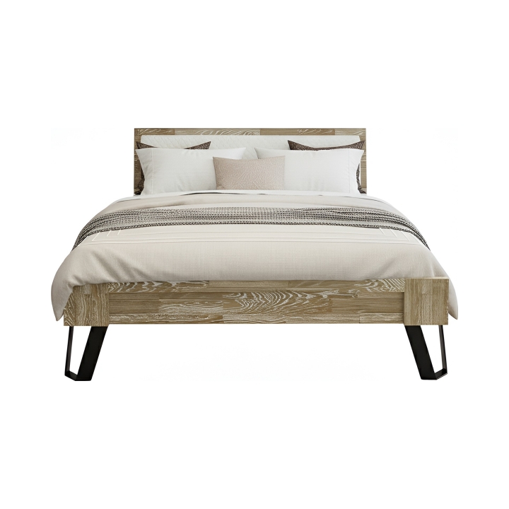 Łóżko dębowe Espacio 160x200 sonoma