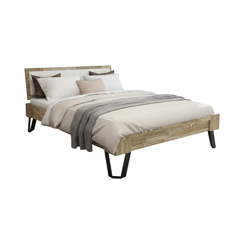 Łóżko dębowe Espacio 140x200 sonoma