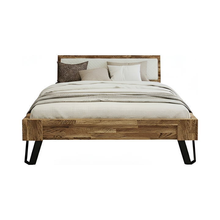 Łóżko dębowe Espacio 140x200 rustical