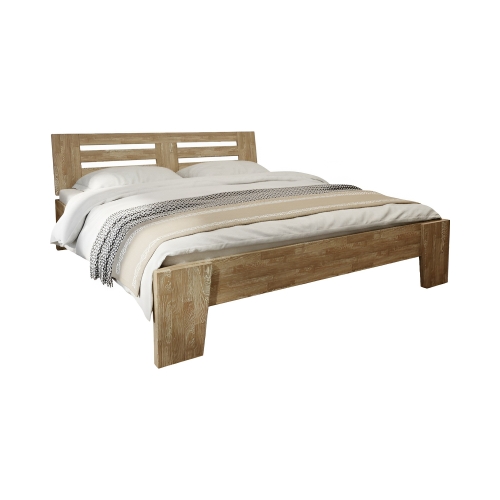 Łóżko dębowe Verona 140x200 sonoma