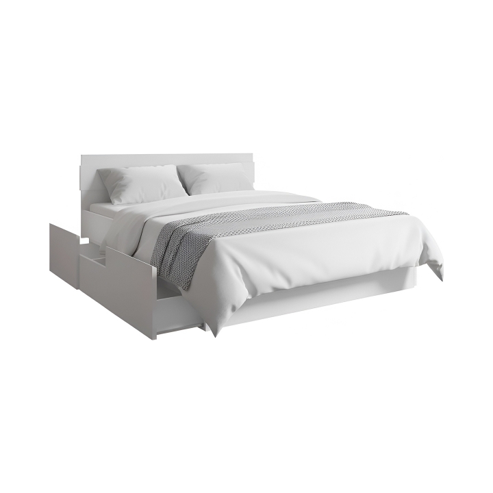 Łóżko bukowe Toledo 180x200 białe