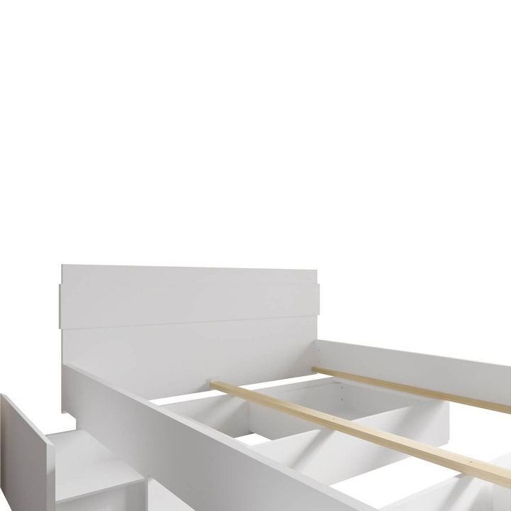 Łóżko bukowe Toledo 180x200 białe