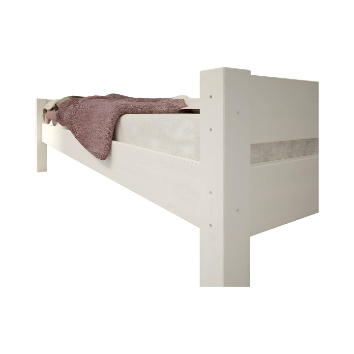 Łóżko sosnowe Lisa F11 90x200 białe