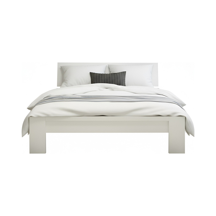 Łóżko bukowe Calm 160x200 białe