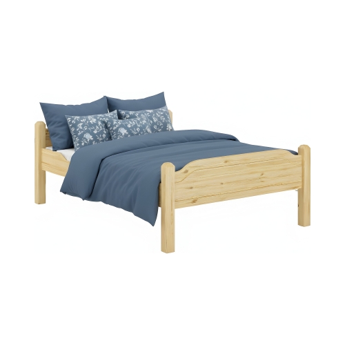 Łóżko sosnowe wysokie Liva Senior 120x200