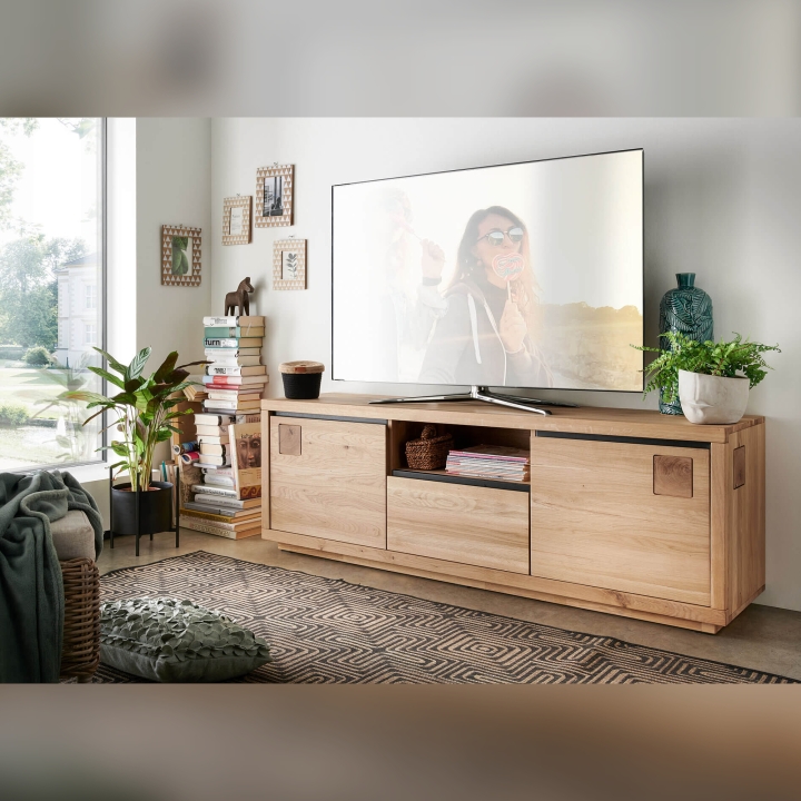 Szafka RTV II dębowa Fende