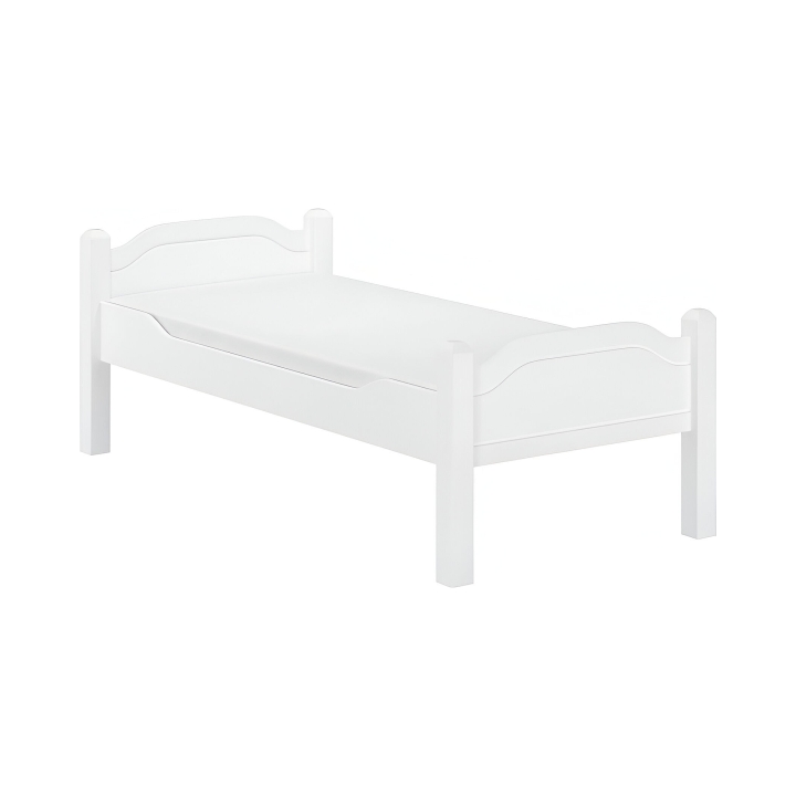 Łóżko sosnowe wysokie Liva Senior 90x200 białe