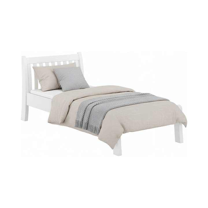 Łóżko sosnowe Tonja 90x200 białe