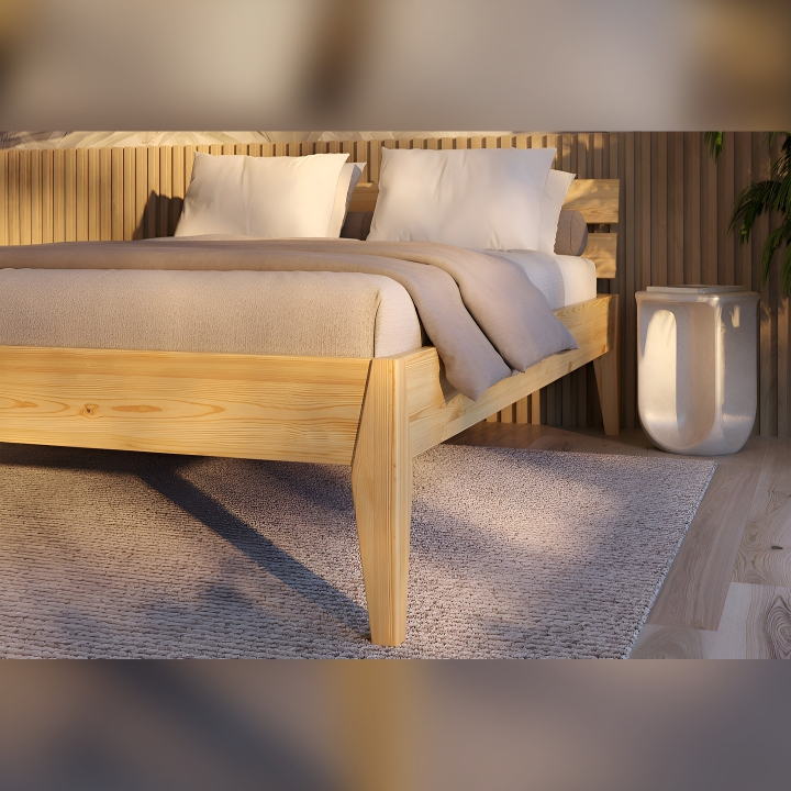Łóżko sosnowe Torino 140x200
