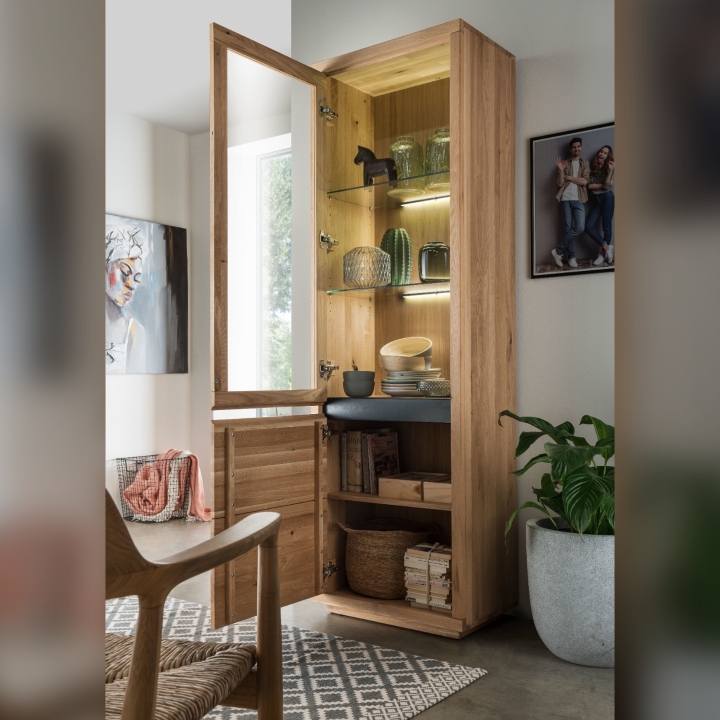 Witryna dębowa I lewa Fende