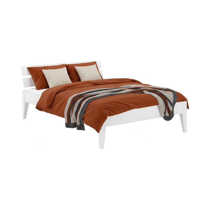 Łóżko sosnowe Torino 180x200 białe