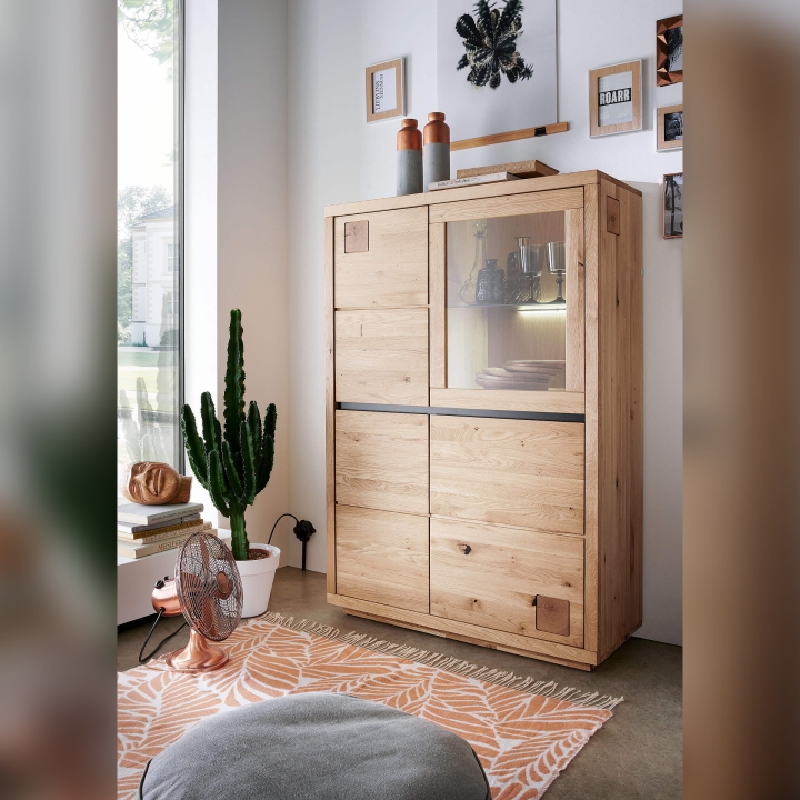 Kredens dębowy I prawy Fende