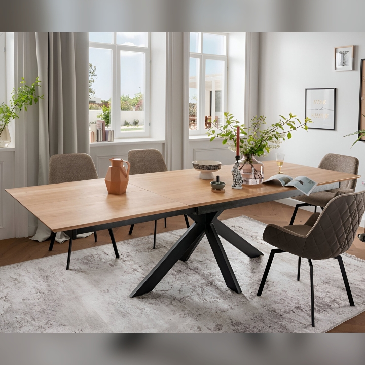 Dębowy stół rozkładany GK II 160x90