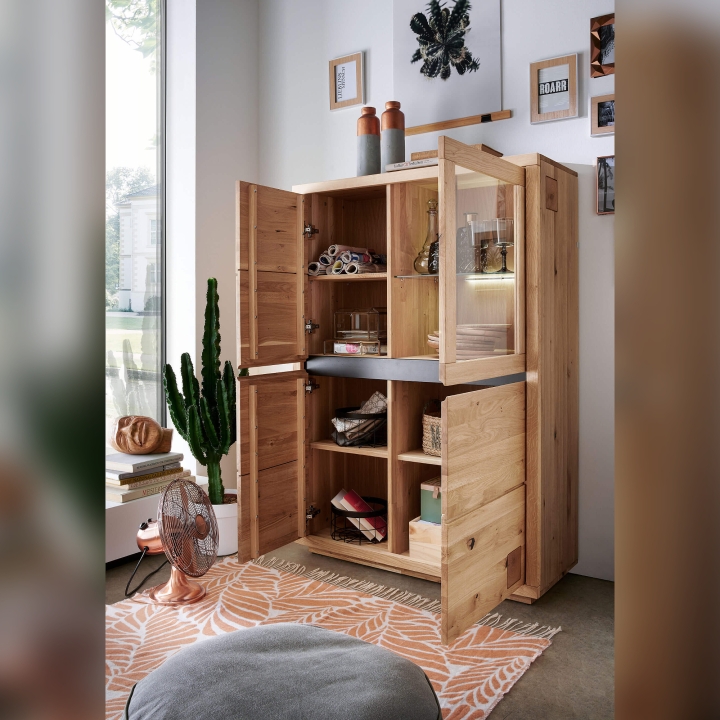 Kredens dębowy I prawy Fende