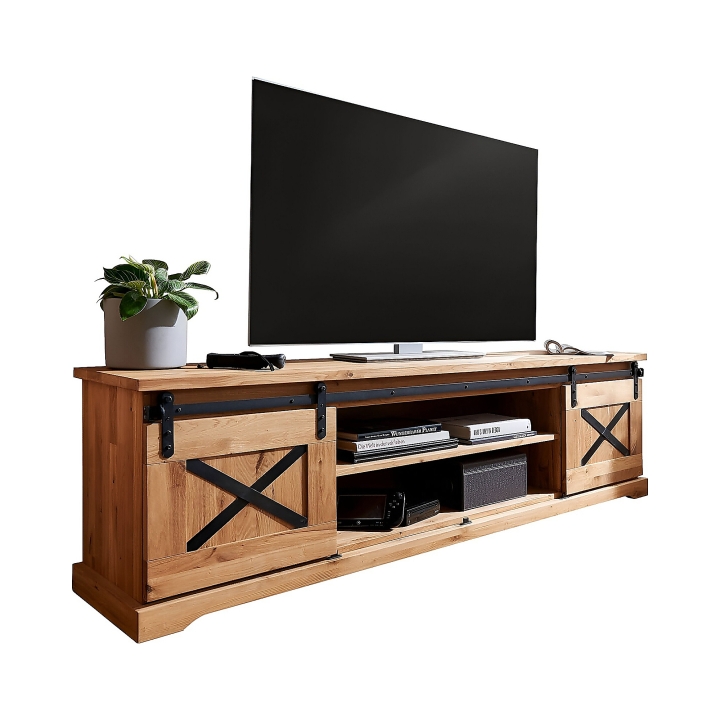 Szafka RTV dębowa II Nyks