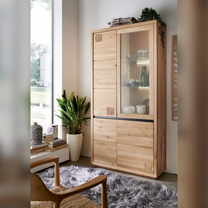 Witryna dębowa II prawa Fende dąb