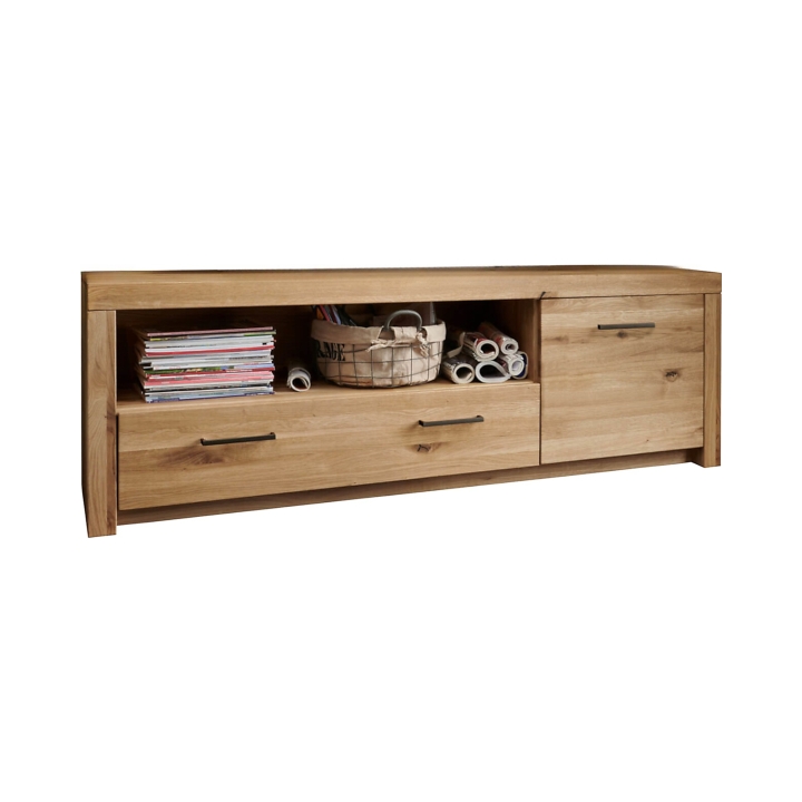 Szafka RTV dębowa II Robusto