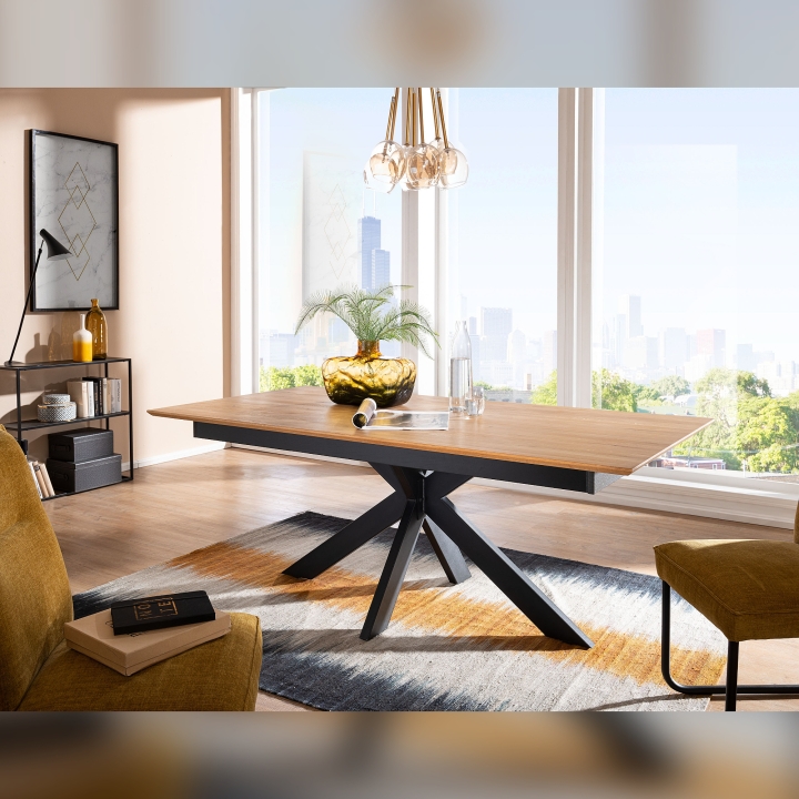 Dębowy stół rozkładany GK II 160x90