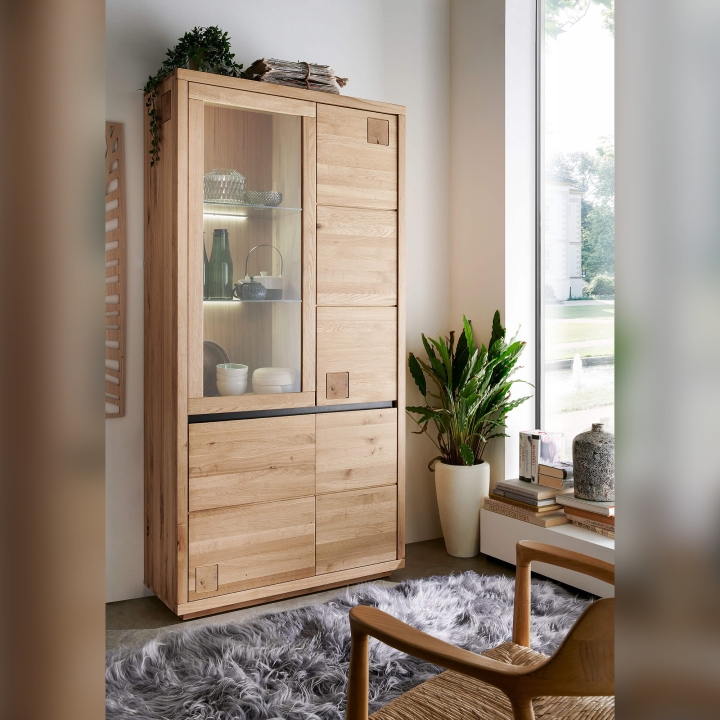 Witryna dębowa II lewa Fende