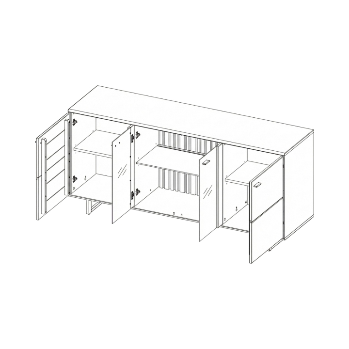 Komoda V Tramonto dębowa