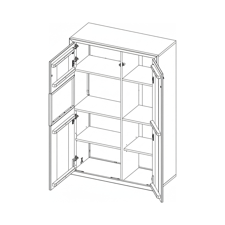 Komoda dębowa I Vigo olej natura