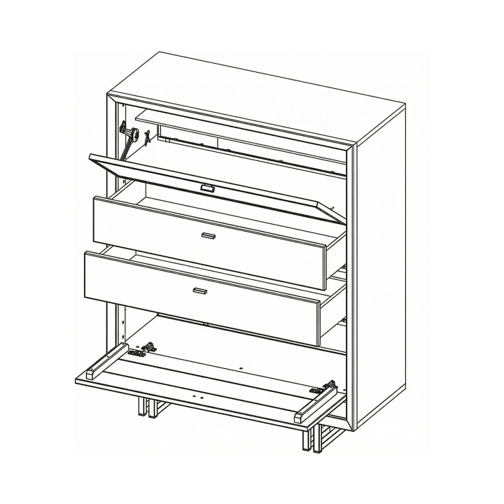 Komoda dębowa II Vigo olej natura